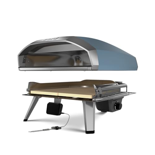 Miniatura 4 de Ooni Koda 2 Pro 18 Horno De Pizza A Gas Azul Pizarra Horno De Pizza Con 2 Zonas De Cocción Compacto Y Portátil Perfecto Para Pizza Napolitana En 60 Segundos 30 Mbar