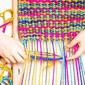 Miniatura 7 de 5 agujas de tejer de ojo grande, aguja de ganchillo de madera para tejer a mano, tenedor de madera, aguja de ojo, herramienta de tejer tapiz