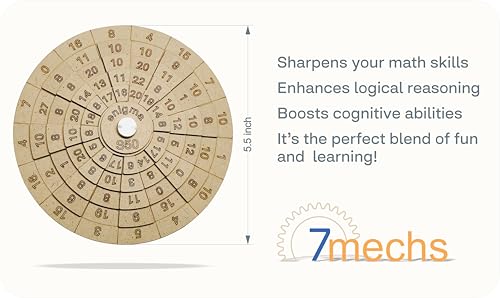 Image of 7Mechs Enigma S50 Brain Teaser Educational Maths Puzzle 3D Puzzle - Kids (S50)