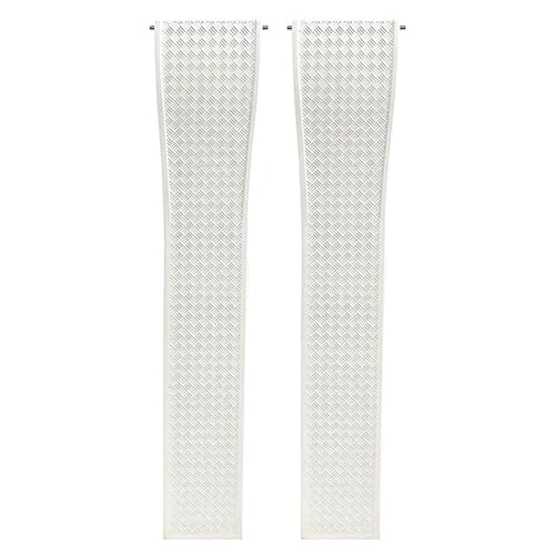 Correa de caucho antiirritación de 20 mm con hebilla plegable de cambio rápido