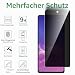 Vsjnk Anti-Spähen Sichtschutz fur Samsung Galaxy S10 Lite/Galaxy Note 10 Lite mit 3 Stück Privatsphäre Tempered Glass Folie 9H Panzer Schutz Glas HD Displayschutzfolie,kompatible mit Galaxy S10 Lite
