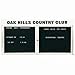 Aarco Products Aarco 2 Door Letter Board Cabinet w/Header White Powder Coat - 72"W x 36"H