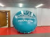 Ryuhic Poolkissen Winter Ø 4m XXXL - Pool Luftkissen mit Doppelnaht inkl Reparaturset - Aufblasbare...