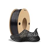 LOTACTREE LOTACTREE Black TPU Filament 1.75mm 250g (0.55lb), 95A Flexible Rubber-Like 3D Printer Filament, High Elasticity TPU Filament+/-0.03mm Accuracy