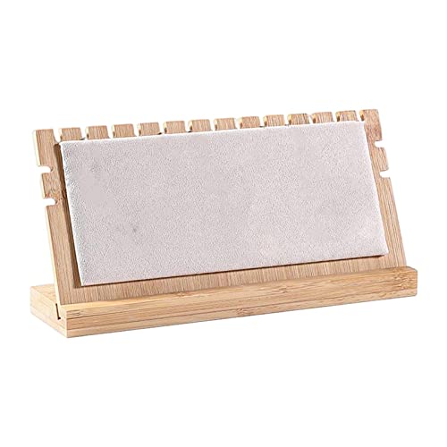 Aosekaa Suporte de exibição de vários de madeira, placas de exibição de mesa autônomas suporte de ar