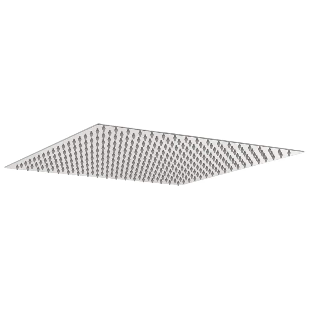 vidaXL Rain Shower Head Stainless Steel 304 40x40 cm Square, rain Shower Head, Bath Head, Shower Part, Rainfall Shower Head, Bathroom Accessory