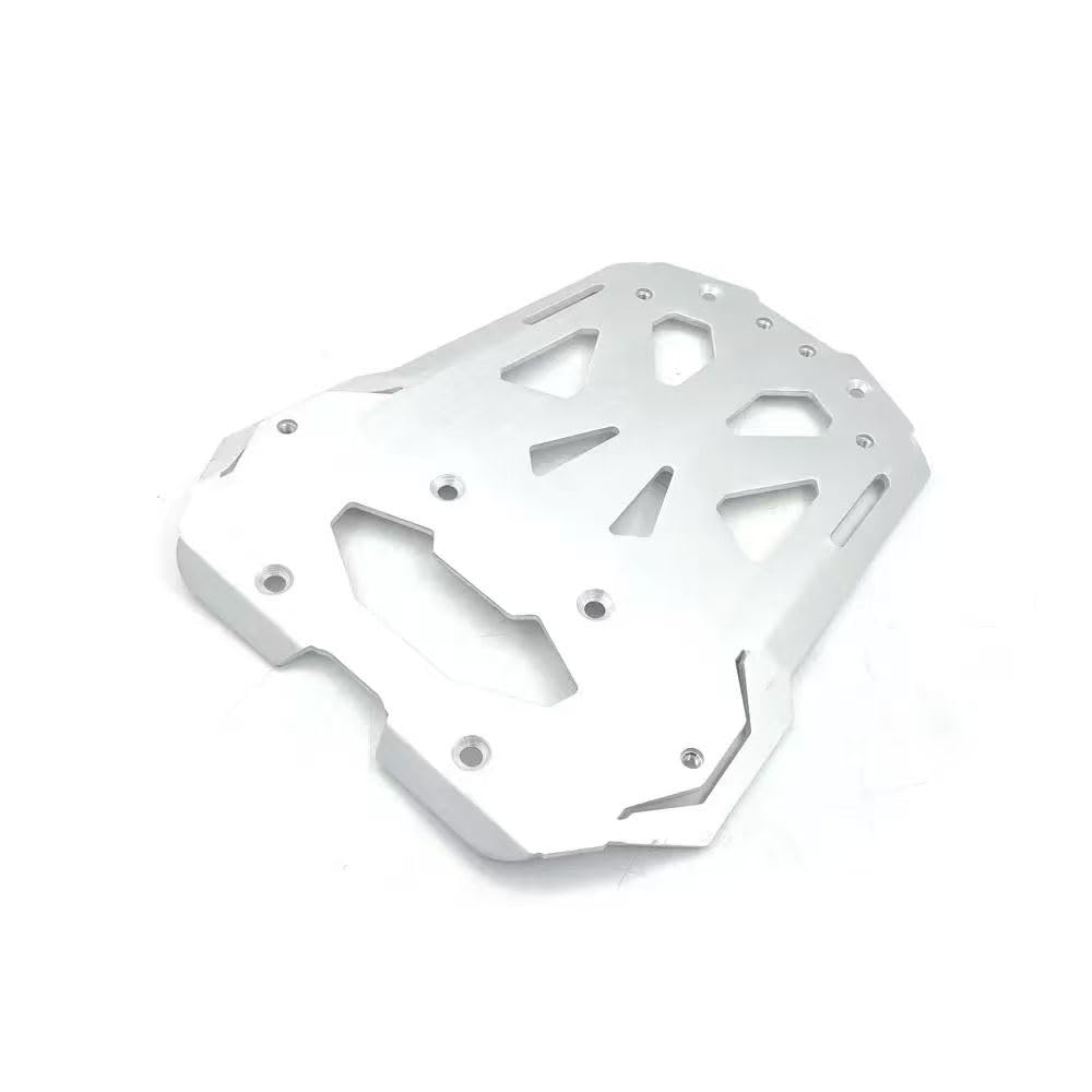 Portapacchi Posteriore, Supporti laterali e Portapacchi Posteriore per Motociclette Morini X-Cape 700 e Morini X-Cape 650 (Argento)