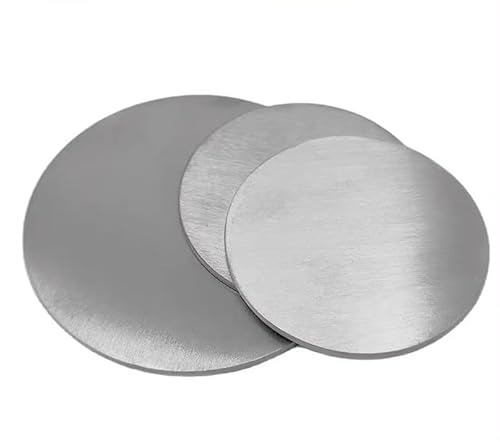 A3 Iron Sheet Flat Metal Plate - 2.5mm Thick Round Iron Plate for Industrial Testing and DIY Projects(250mm 1pcs)
