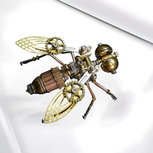 Bloques de construcción de metal para armar un insecto en modelo 3D tridimensional 5
