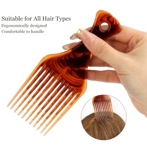 Pack de 2 Peines Afro Amber para Cabello Rizado miniatura 3