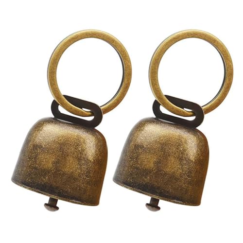 XISAOK 2lots Durability Stainless Steel Bells Light Weight Pet Bells Pet Bells for Dog and Cats