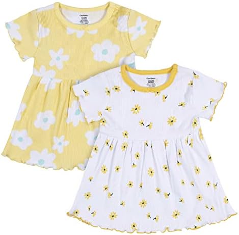 Gerber Baby Girls Toddler 2-Pack Short Sleeve