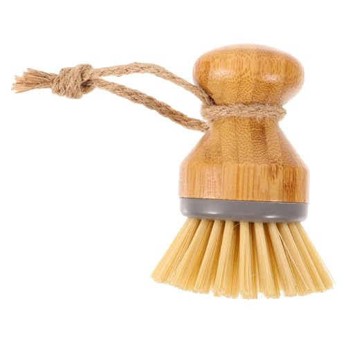 CIYODO cepillo para platos de cocina depuración cerda barriendo depurador de cocina cacerola duro dish brush cepillo para fregar ollas cepillo para utensilios de cocina de madera