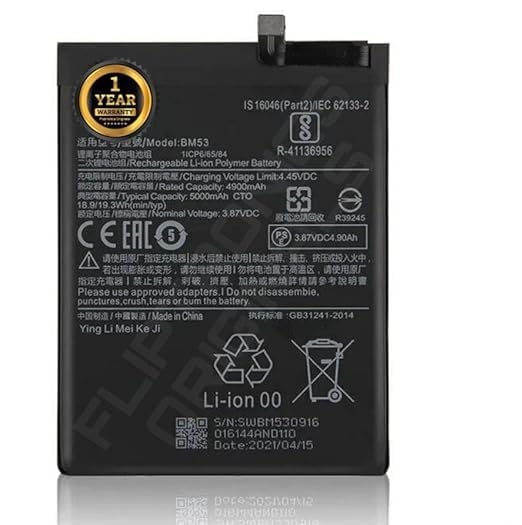 Image of BM53 Battery for Xiaomi 10T / 10T Pro Battery with 1 Year Warranty** (DD121)