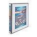 Avery Ultralast Binder with 1-Inch One Touch Slant Rings, White (79744)