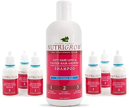 Nutrigrow Anti Hair Loss & Faster Hair Growth Serum Set Dry & Normal Hair