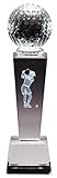 Ladies Crystal Golf Trophy with Free Engraving (Customize Now!)