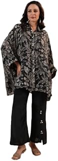 jisora Women's Russian Silk Black Co-ord Set-picture-11