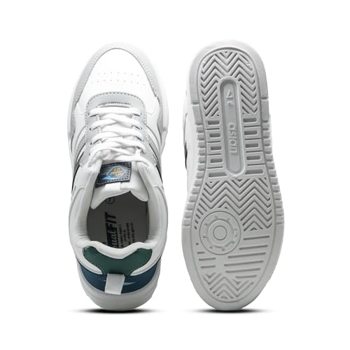 Image of ASIAN Men CRUZER-01 Stylish Casual Mid Top Sneakers and Trendy Shoes with Laces for Men & Boys | Perfect for Wearing to Outings, and Comfortable All-Day Use, Stylish and Durable