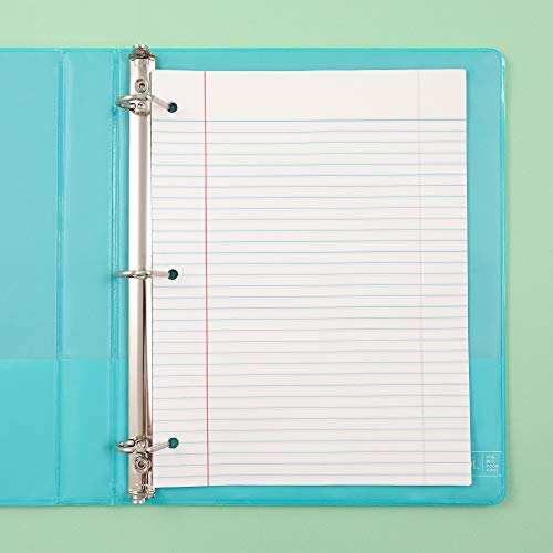 Yoobi | 3-Ring Binder | 1 Inch | Multicolor Variety Pack of 4 - Thumbnail 7