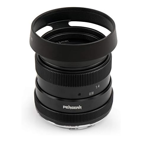 Pergear 50mm F1.8 Manual Focus Prime Fixed Lens for Fuji X-A1 X-A10 X-A2 X-A3 A-at X-M1 XM2 X-T1 X-T3 X-T10 X-T2 X-T20 X-T30 X-Pro1 X-Pro2 X-E1 X-E2 E-E2s X-E3 Cover