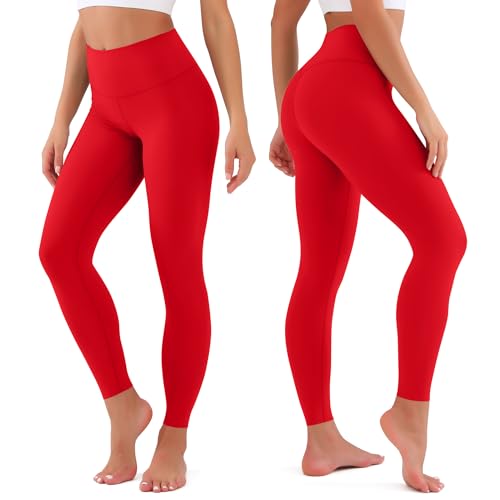 High Waisted Leggings for Women Buttery Soft Tummy Control Capri Yoga Pants for Workout Athletic Plus Size2