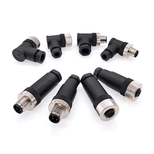 Conector M12 recto hembra de 3 pines para evitar fallos en sensores PG9 5