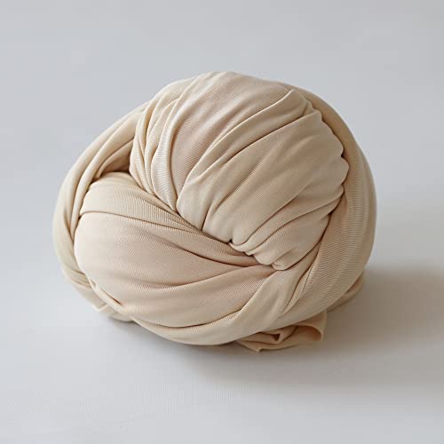Newborn Baby Photo Props Blanket Stretch Without Wrinkle Wrap Swaddle For Boy Girls Photography Shoot (Beige) #TOP1