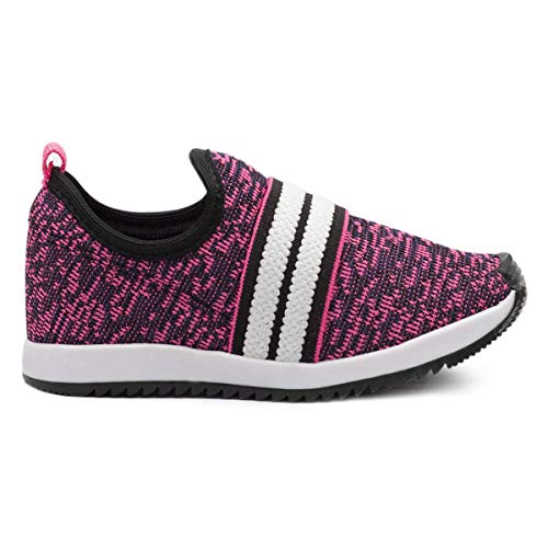 Tênis Jogging Infantil Casual Menina 55 (30, Rosa)