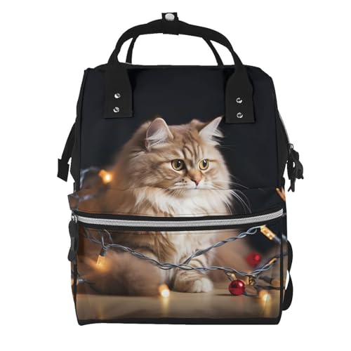 Sac à dos à langer motif chat le cadeau idéal pour future maman