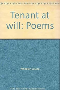Paperback Tenant at will: Poems Book