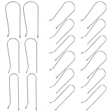 Gogogmee 24 Stück Heizwickler Befestigungsclips aus Edelstahl Ersatzklemmen für 19cm 254cm und 32cm Lockenwickler Hitzebeständig für Elektrisches Haarstyling