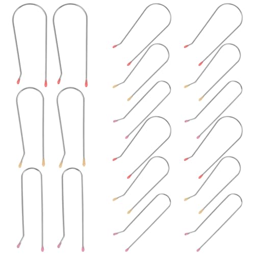 DECOMELODY 24 Clip Fermagli a Rullo per Chioma in Metallo per Bigodini Caldi, Perno di Fissaggio per Bigodini Elettrici, Set da 24 Pezzi per Uso Professionale e Domestico, Accessori Styling