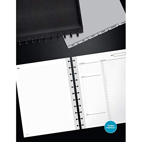 Tul® - Calendar Refill - Discbound Undated Daily Refill Pages Current Year - 8-1/2" X 11" - Pk Of 50 #TOP1