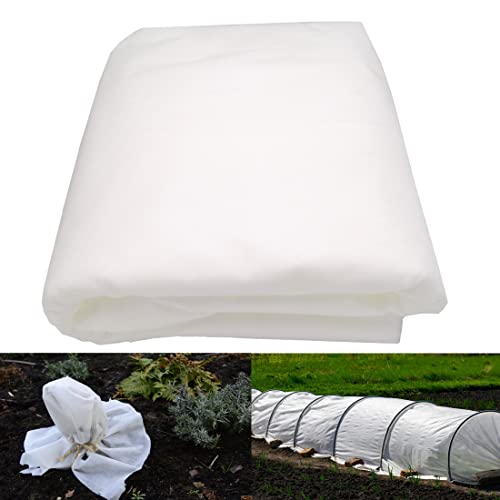 LINSOCLE 3m x 6m Voile Hivernage Plante Exterieur, Toile Hivernage Plante Exterieur, Housse d'hivernagepour Protéger Les Plantes du Gel,Toison Non-tissée...