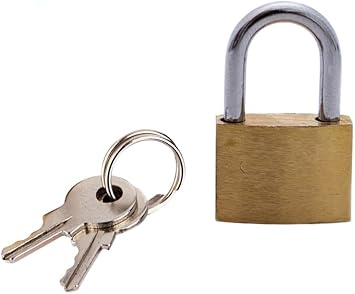 A Set of Small Lock with Keys Luggage for Case Padlock Storage Lockers Padlock Home Improvement Hardware Lightwe Keyed Padlocks, Padlocks and Hasps,Hardware20mm
