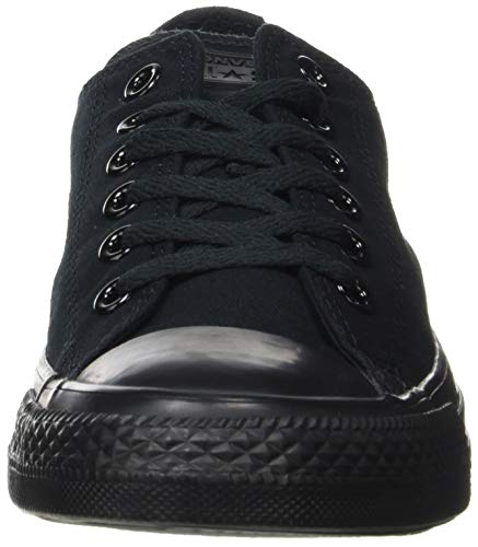 Image of Converse Unisex Chuck Taylor All Star Ox Low Top Classic Black Monochrome Sneakers - 11.5 D(M) US