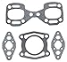 Aftermarket Exhaust Gasket Kit Set Compatible with Sea Doo Replaces SBT # 51-107 Seadoo 787 / 800 XP800 / Challenger / GTX / XP / SPX