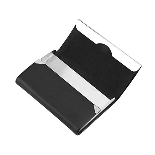 TOPINCN Pitilleras para Hombre PU Cigarrillos Cuero Almacenamiento Moda Multiusos Caja Cigarrillos Titular Tarjeta Moda Caja Regalo Accesorios(Negro)