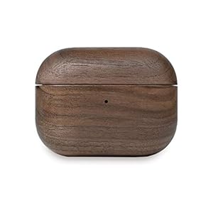 Oakywood Houten AirPods-koffer, handgepolijst en handgemaakte Earpods Cover, natuurlijk hout, tegen vallen en bulten, compatibel met AirPods, oplaadkoffer, eiken