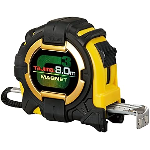 Tajima 8m Tape Measure with Magnet Cover