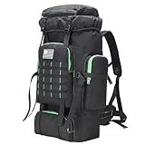 W WINTMING Hiking Backpack for Men 70L/100L Camping Backpack Military Rucksack Molle 3 Days Assault Pack for Climbing