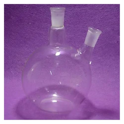 Flacon à fond plat 2000 ml à deux cols pour réussir vos distillations de solutions complexes