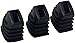 TUOREN 3/Pack Drum kit Rubber Feet Rack Stand Rubber Feet Drum Leg Protectors for Percussion Parts (Large - A)