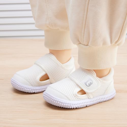 Image of BMCiTYBM Baby Sneakers Girls Boys Lightweight Breathable Mesh First Walkers Shoes 6-24 Months