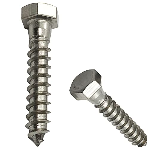 Vis tire-fond acier inoxydable 304 anti-rouille pour fixer solidement le bois et les cadres métal
