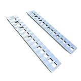 2pcs Heavy-Duty Aluminum Trailer Ramps,6000lbs Capacity Loading Ramps for...