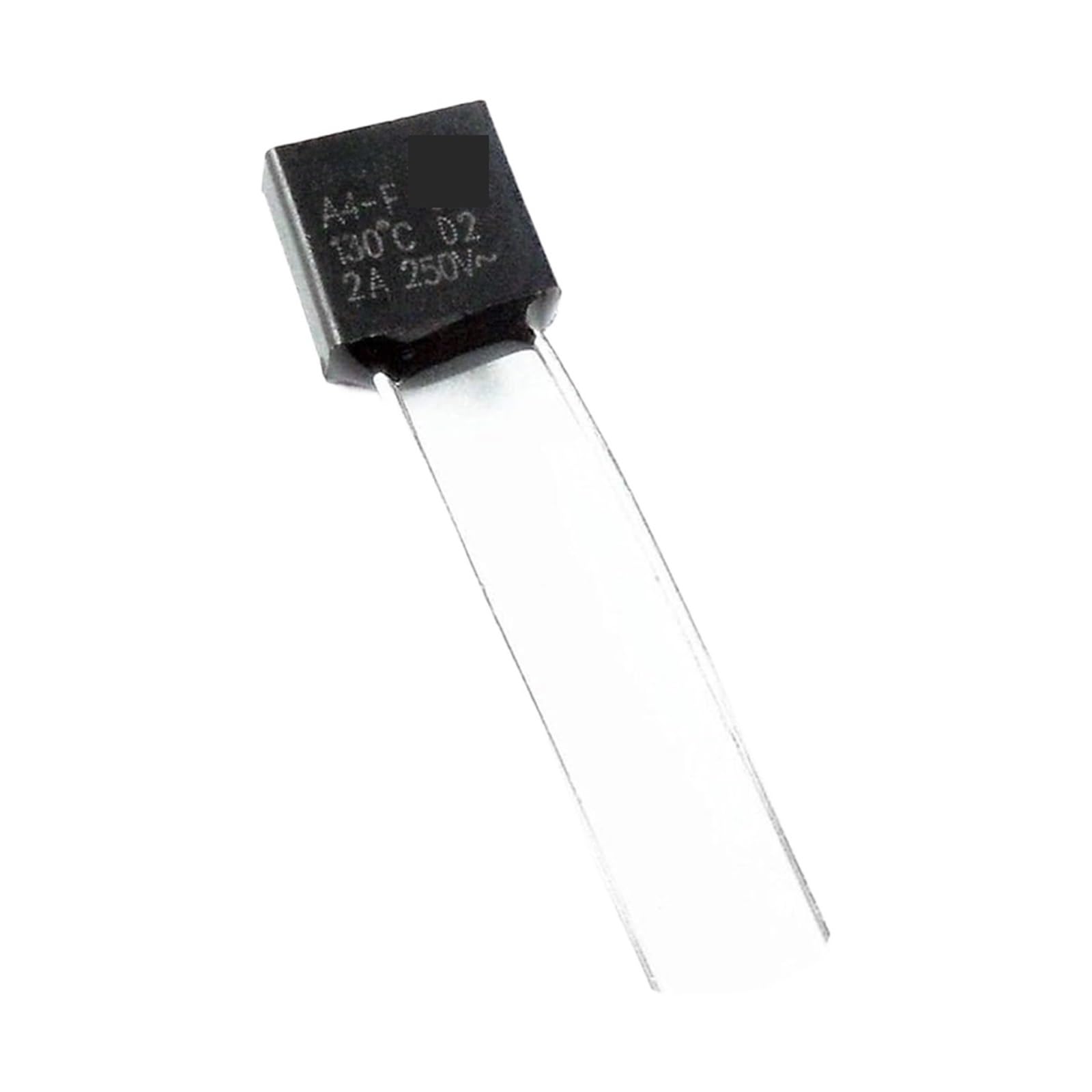 MEIFUUDWPJG 100Pcs A4-F Thermal Fuse Cutoff TF 130℃ 130 Degree 250V 2A