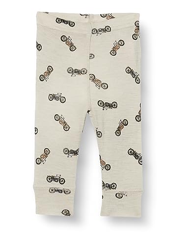 Bestseller A/S Baby Boys' Nbmwang Wool Rib Longjohn AOP XXIII Leggings, London Fog, 70