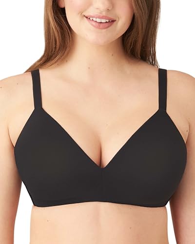 Wacoal Women's How Perfect Wire Free Bra, Black, 38C